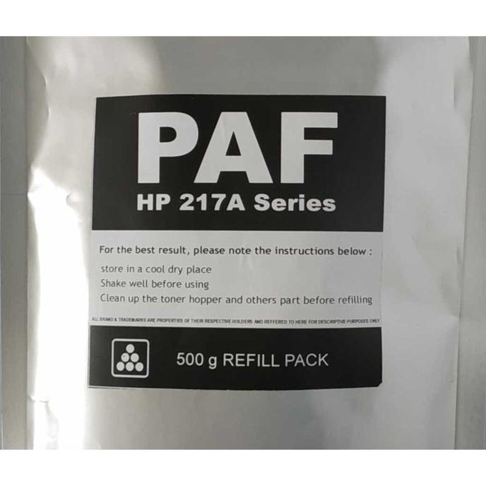 

SERBUK TONER PAF 17A @500GR UNTUK KARTRID TONER HP 17A & 30A