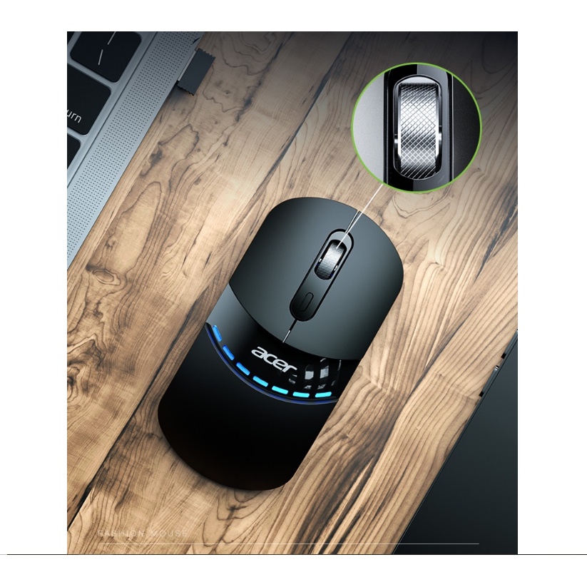 Mouse Wireless Bluetooth Rechargeable Dual-Mode Acer T910 - H Original