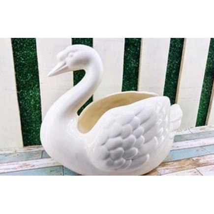 Vas /Pot Keramik Angsa