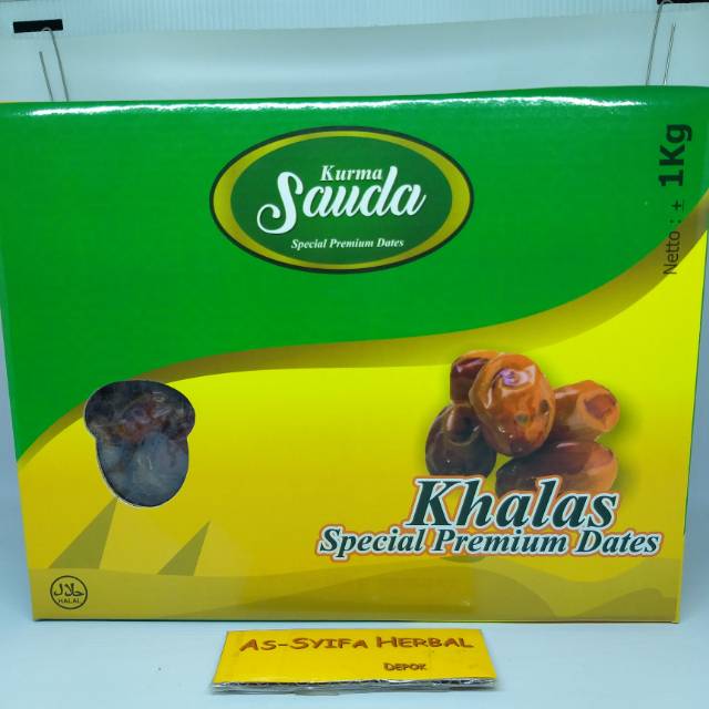 

Kurma Sauda Khalas 1 kg premium