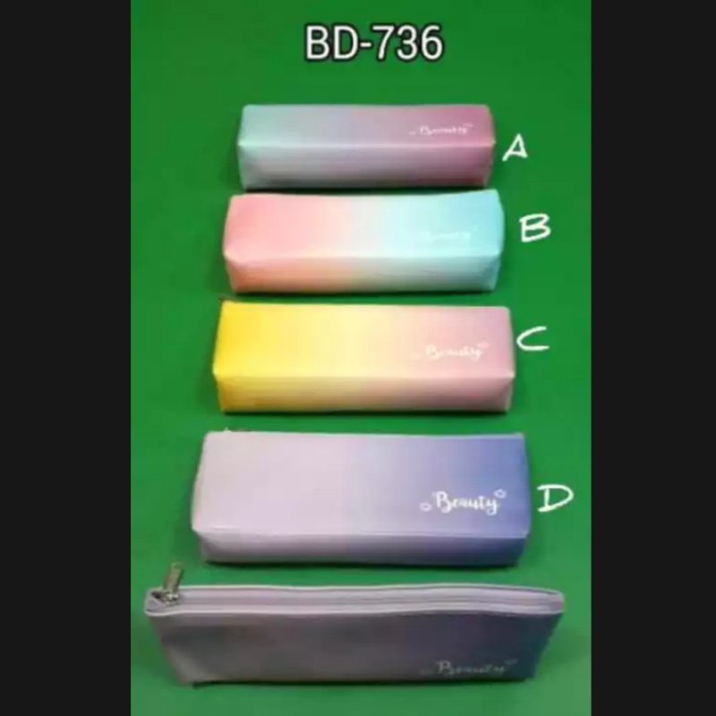 

KOTAK PENSIL FANCY MOTIF GRADASI WARNA IMPORT BD-736 / TEMPAT PENSIL / PENCIL CASE