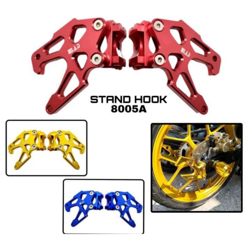 Standhook arm, variasi stelan rantai, Tutup arm model cakar jupiter supra fu tiger vixion cbr ninja GL CB megapro jupiter