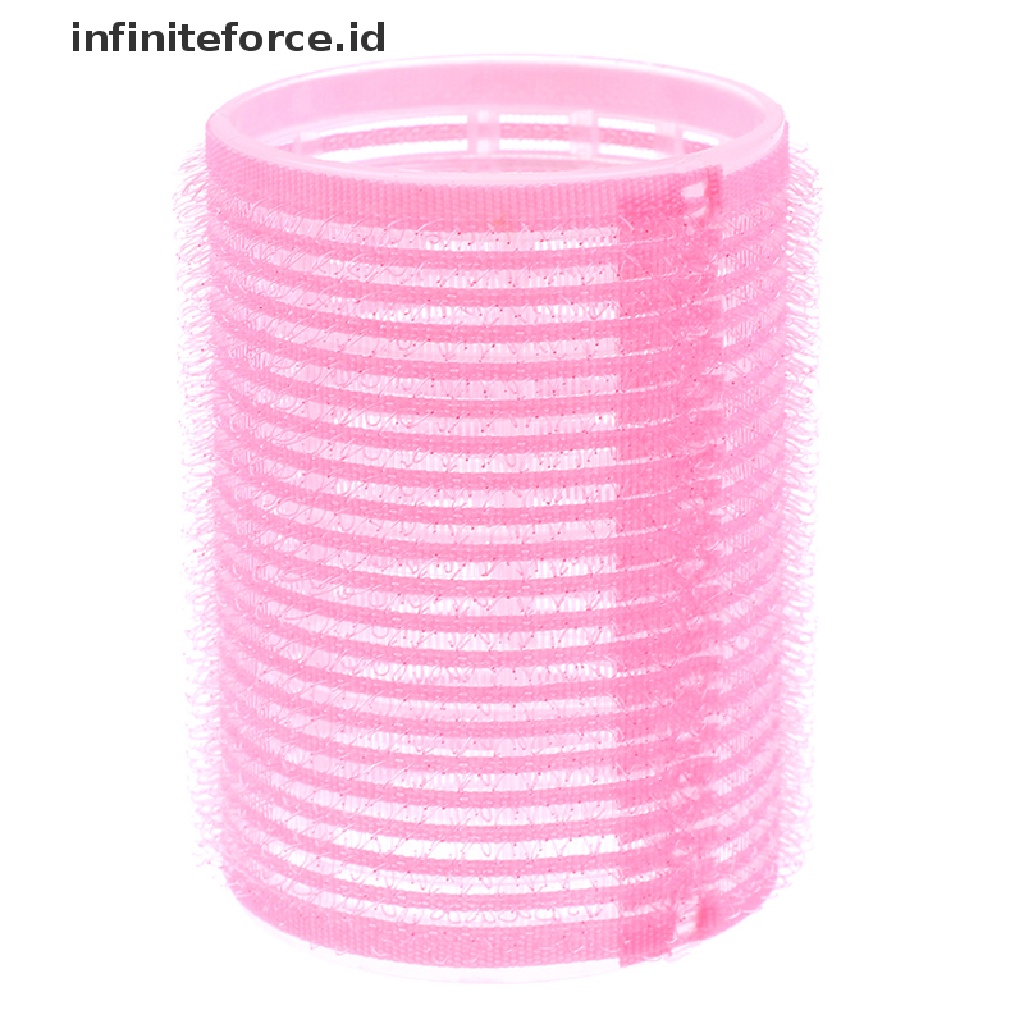 (infiniteforce.id) 6pcs / Set Rol Pengeriting Rambut Self Grip Untuk Salon