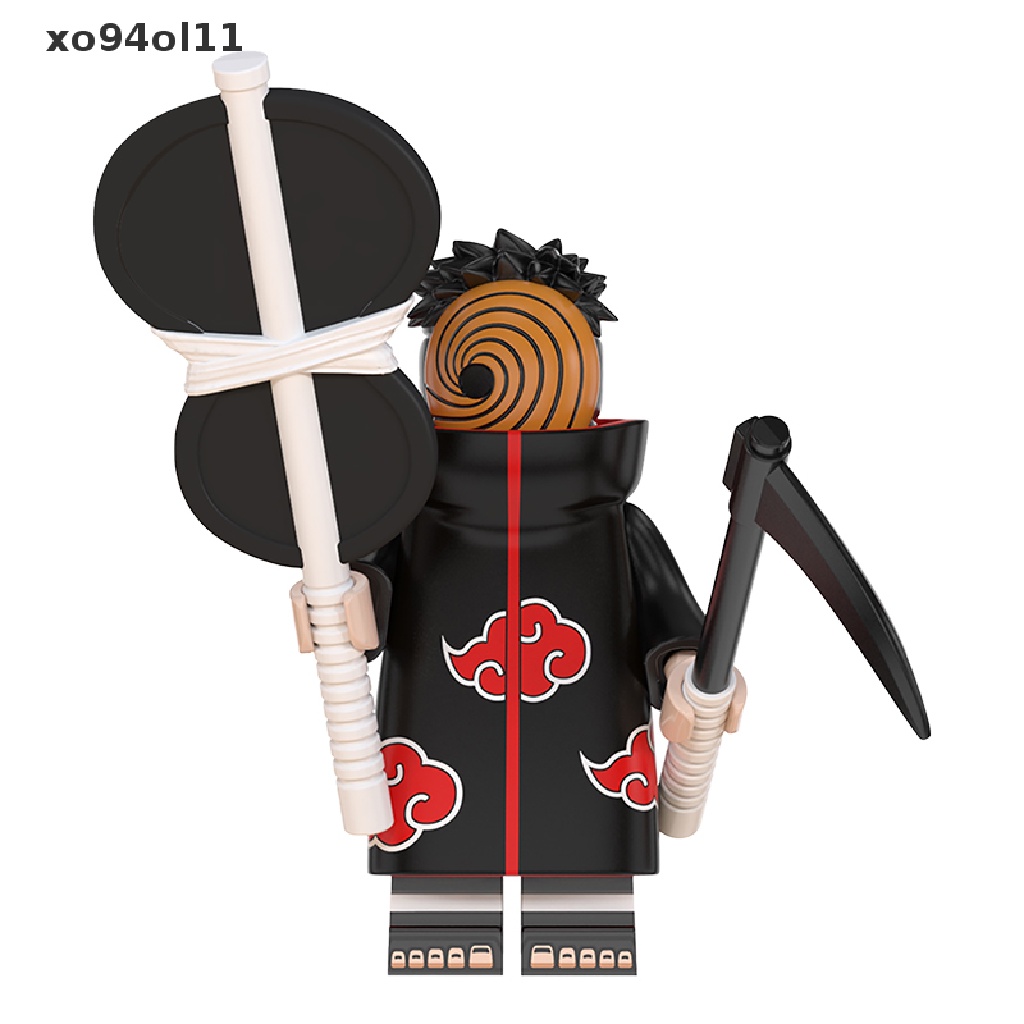 Xo 8pcs Mainan Balok Bangunsusun Model Lego Minifigures Naruto Comic Untuk Anak