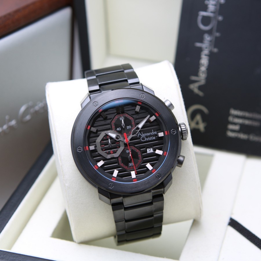 JAM TANGAN PRIA ALEXANDRE CHRISTIE AC 6626 RANTAI ORIGINAL GARANSI RESMI 1 TAHUN