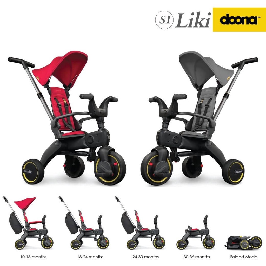 Doona Liki Trike S1/ S5 Sepeda Kecil Mini Trike Anak Kecil Baby Balita Sepedaan Lucu Mini Bike Enteng Cabin Tricycle Roda Tiga