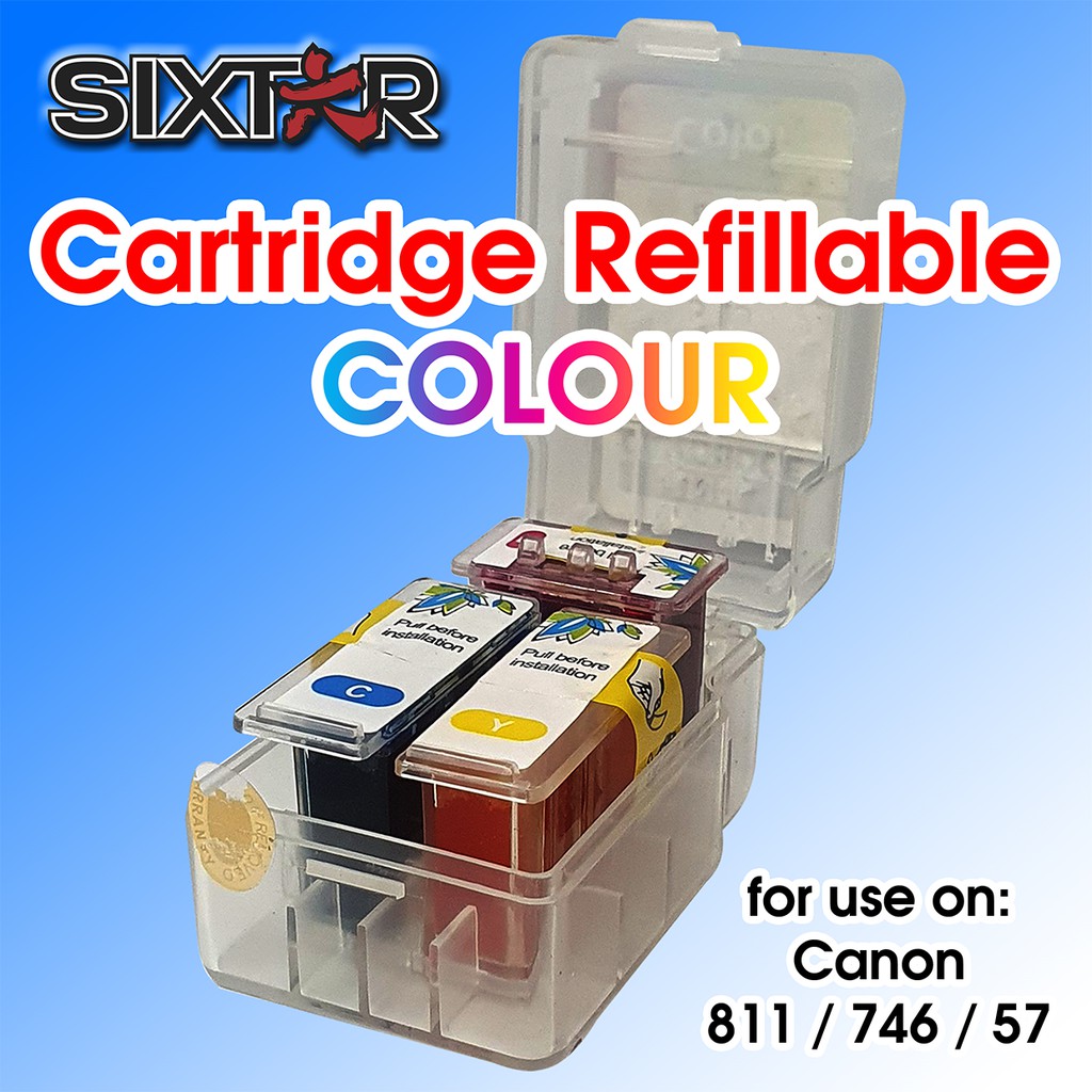 Canon CL811 / 57 / 746 Refillable Cartridge Kosongan