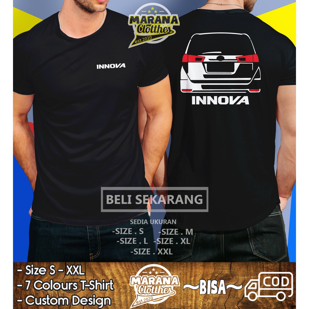 Kaos Mobil Kijang Innova Reborn Rear Baju Otomotif