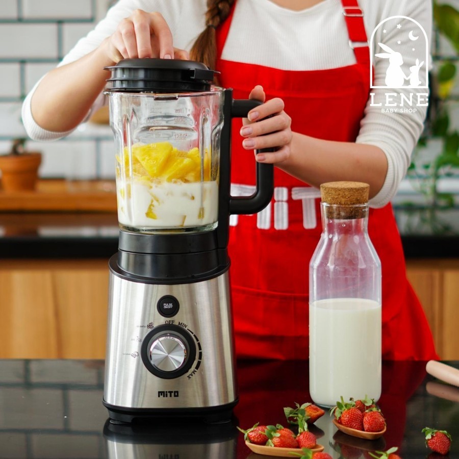 Mito Food Processor 1,5 Liter BL-100 Omni Blade Blender BL100 ( / food processor / penggiling daging / blender daging / blender bumbu / penggiling kopi )