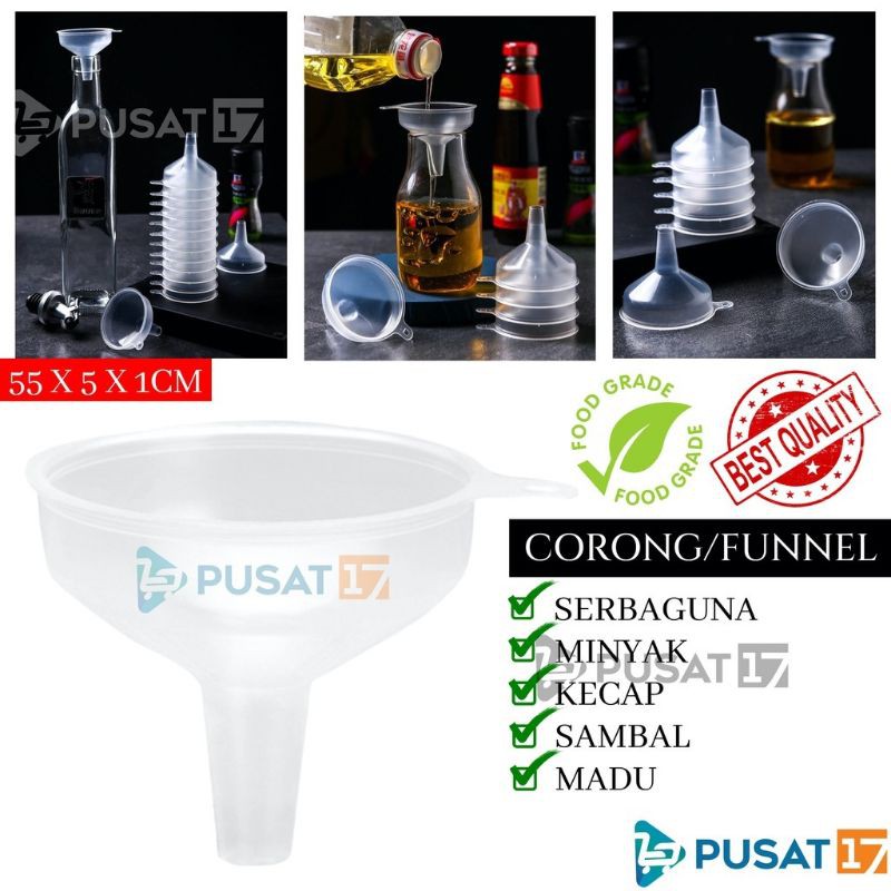 CC Corong MINI KECIL untuk Botol | Corong Minyak Parfum  Oil Essential Parfume | Corong Plastik