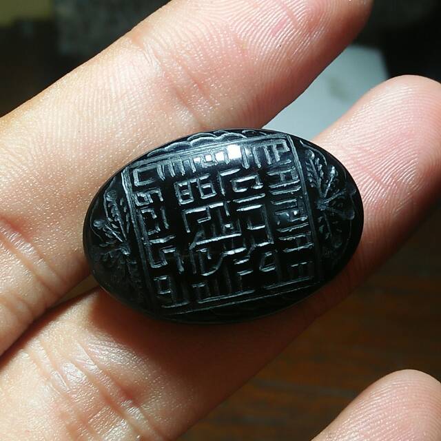 Akik Yaman Habasyi ukiran bulak balik