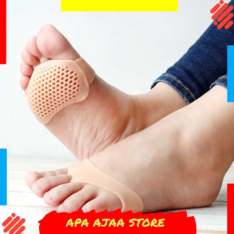 Best Seller ! Soumit Alas Kaki Sepatu Shock Absorb Silicone Gel Anti Slip 2PCS MJ003