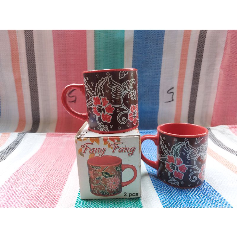 GELAS SET PAPA MAMA/GELAS KERAMIK/GELAS MUG CANTIK