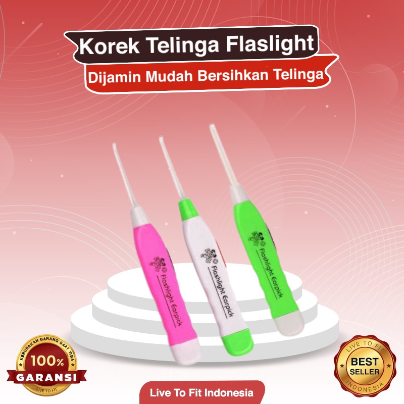 Alat Pembersih Korek Telinga Kuping Bayi Anak Earpick LED