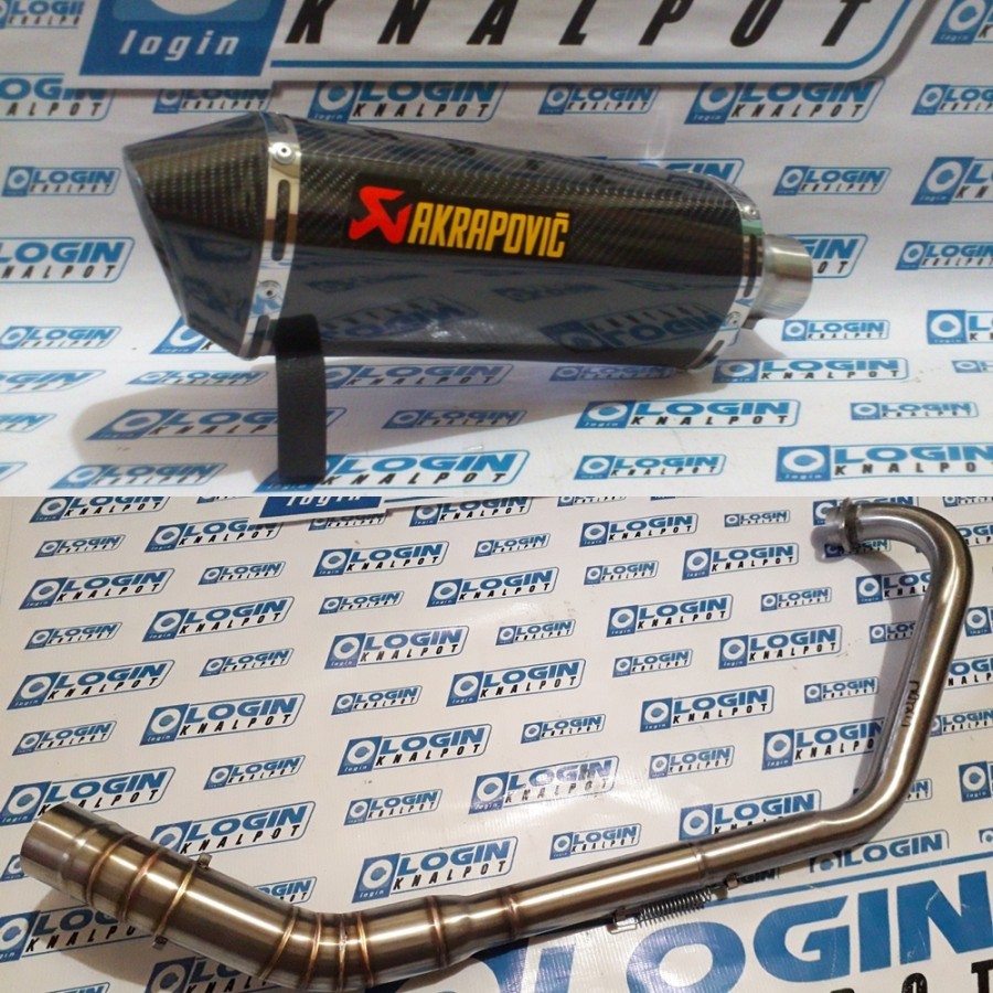 Knalpot Akrapovic Evo Bulat Vixion R15 Xabre Byson Scorpio Nmax dll Murah