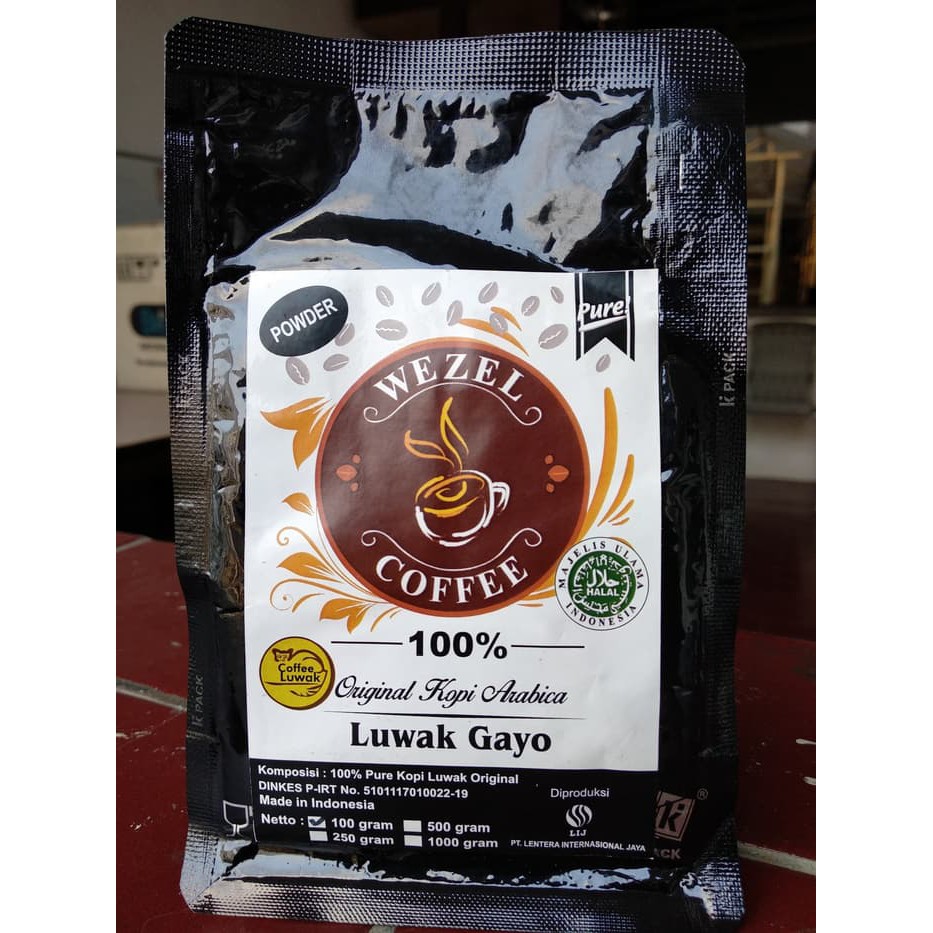 

Kopi Luwak Liar Gayo Premium (100gr) - kkp829