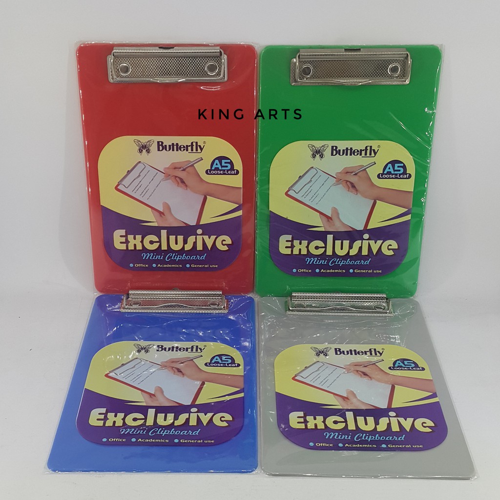 

Mini Clip Board Butterfly A5