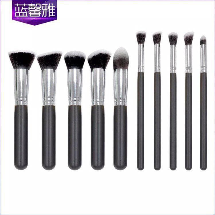 Kuas Makeup Brush Set Kuas Make Up Kosmetik Wajah Mata 10 PCS - Make Up Set / Kuas Contour isi10