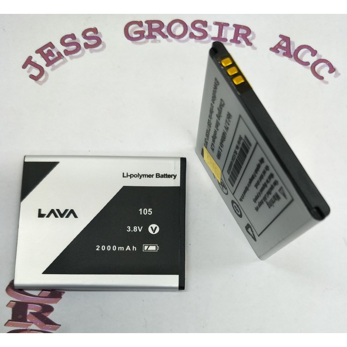 Baterai Battery Original LAVA Iris 758 , Iris 750 , LEB105 , LED 105 - Putih