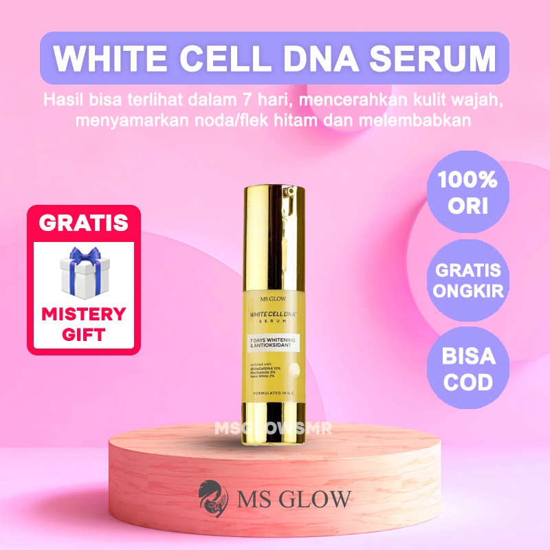 Ms Glow White Cell DNA Serum Original Msglow Samarinda Balikpapan Kalimantan