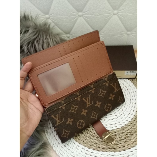 DOMPET LV LIPAT PANJANG LIDAH FREE BOX