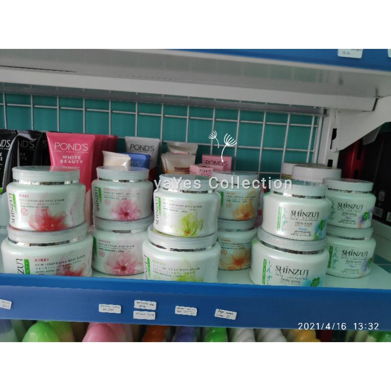 Shinzui Body Scrub 120 g Lulur Perawatan Tubuh sinzui Hana Matsu Kirei Kenso kensho Myori Sakura ume