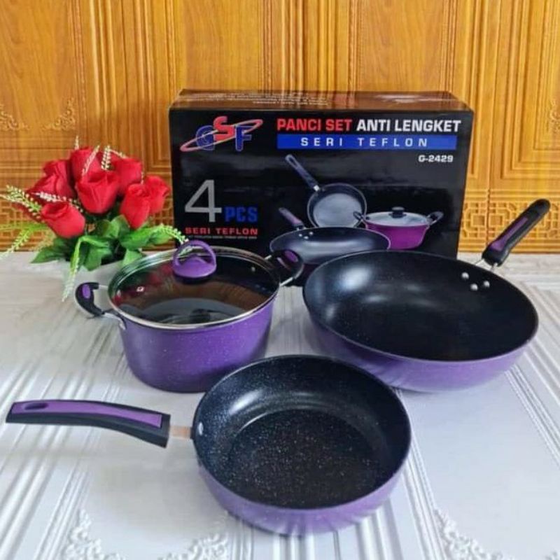 Panci set Teflon anti lengket