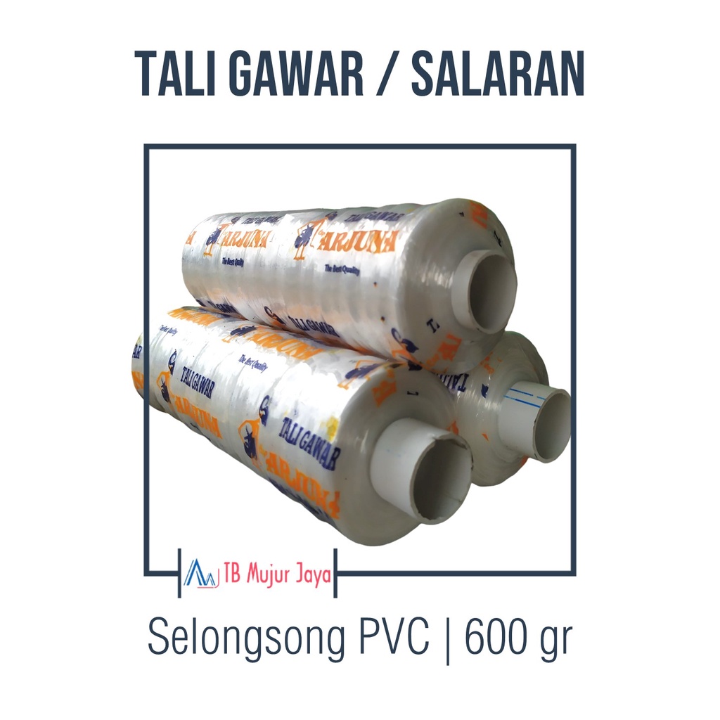 

Tali Gawar / Salaran / Lanjaran Arjuna Selongsong Paralon PVC 600 gr