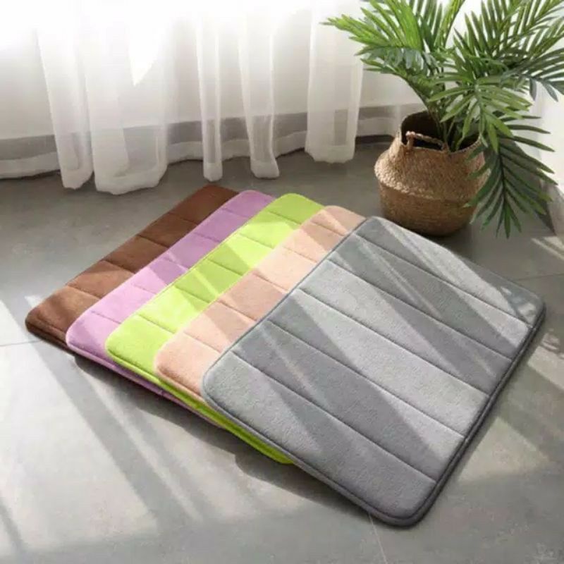 Keset Kaki Anti Slip Ukuran 40x60 Tebal Lembut