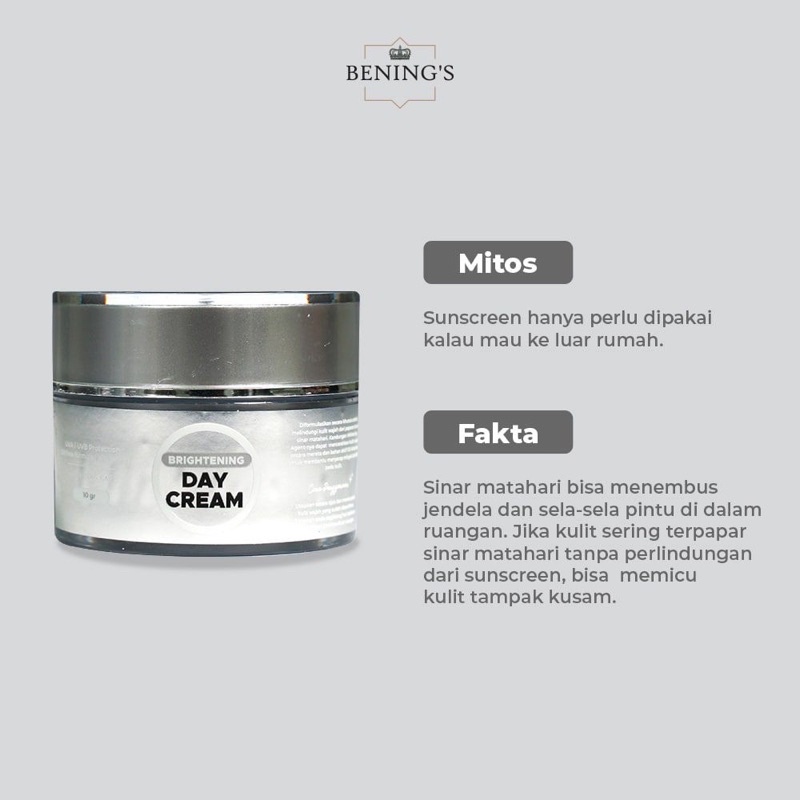 Brightening Day cream| Bening Skincare by dr. Oky Pratamaa DIpl. AAAM-1