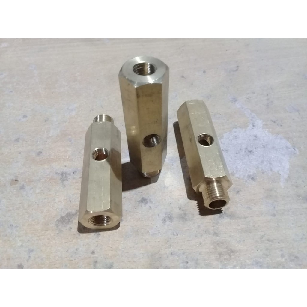 Nepel Kuningan Socket Sambungan Alat Infus Injektor Itc SR15