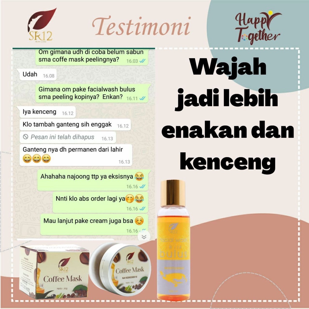 FACIAL WASH BULUS / FACIAL FOAM / SABUN WAJAH CAIR / SABUN WAJAH / saudagarsr12