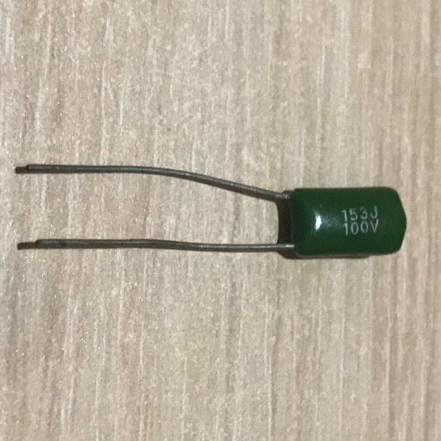 KAPASITOR MYLAR MILAR 153 15000pF 15nF 0.015uF 5% 100V