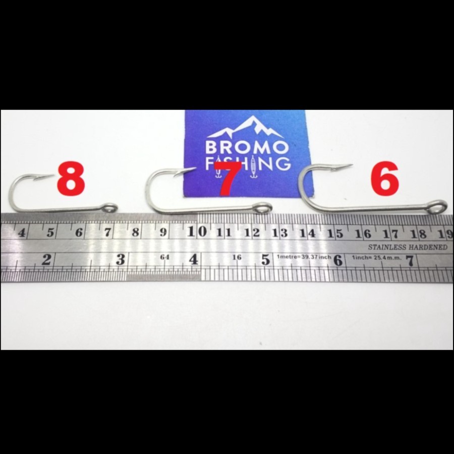 Kail MUSTAD 2335 no.7 / pancing cap kunci key brand kotak kotakan