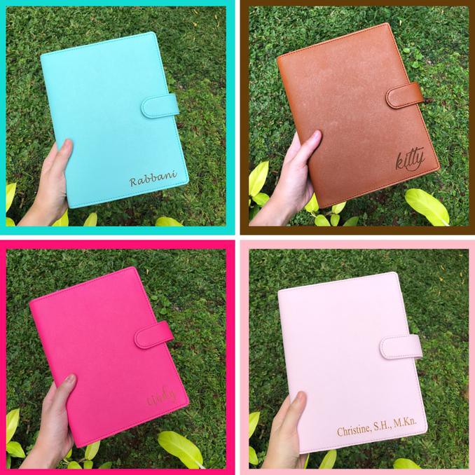 

Binder A5 Custom Nama 9-16 Huruf TERPERCAYA