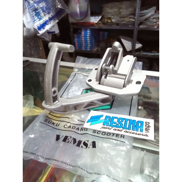 pedal rem belakang Vespa Excel strada PX PS merk vemsa