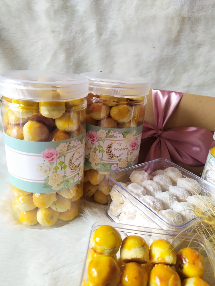 Toples Tabung Pet 1 Liter Untuk Snack Kue Kering Kripik [1 Pcs]