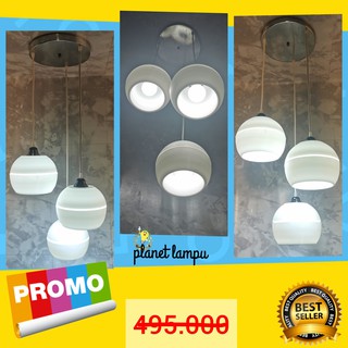 KAP LAMPU GANTUNG HIAS 3 IN 1 MINIMALIS CAFE PLAFON KAP LAMPU GANTUNG HIAS 3 IN 1 MINIMALIS CAFE PLAFON