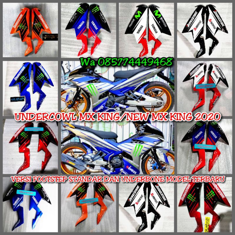UNDERCOWL - COVER MESIN - MX KING 150 - NEW MX KING 2020