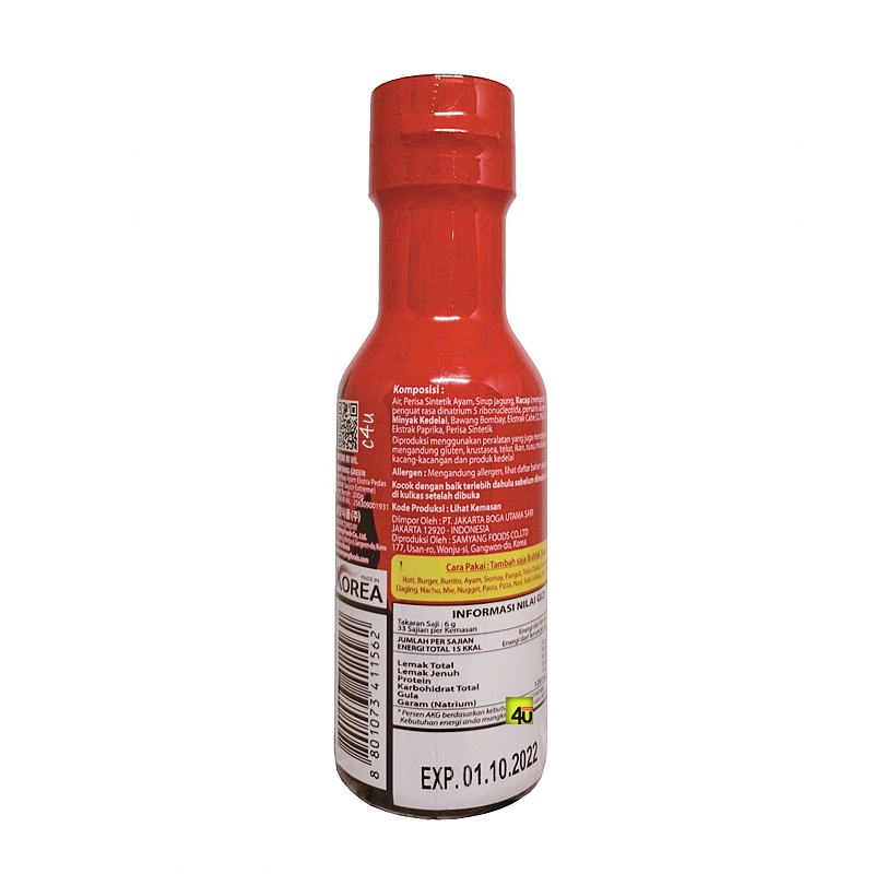 

Samyang - Buldak Sauce 200g, Pedas Halal MUI