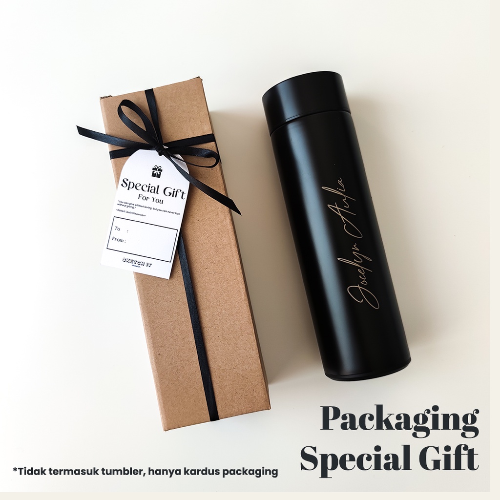 Packaging Special Gift (Tidak Termasuk Tumbler) Kotak Hampers Kado Khusus Tumbler Custom