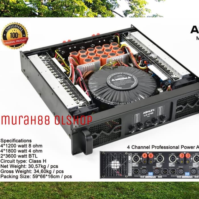 POWER AUDIO ASHLEY LA412i original