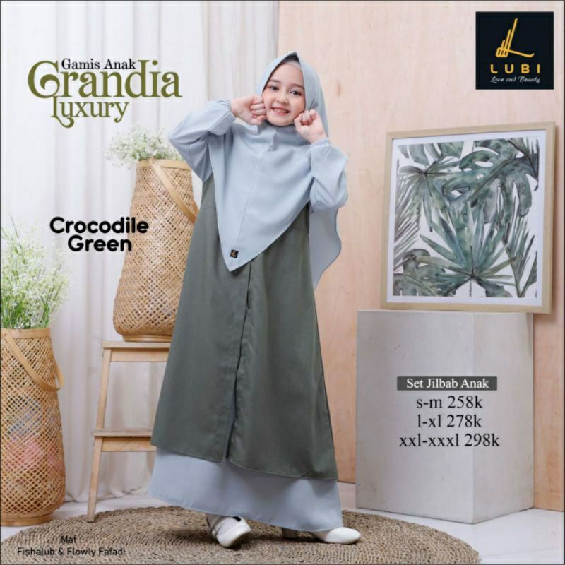 Gamis Anak Grandia Luxury Lubi