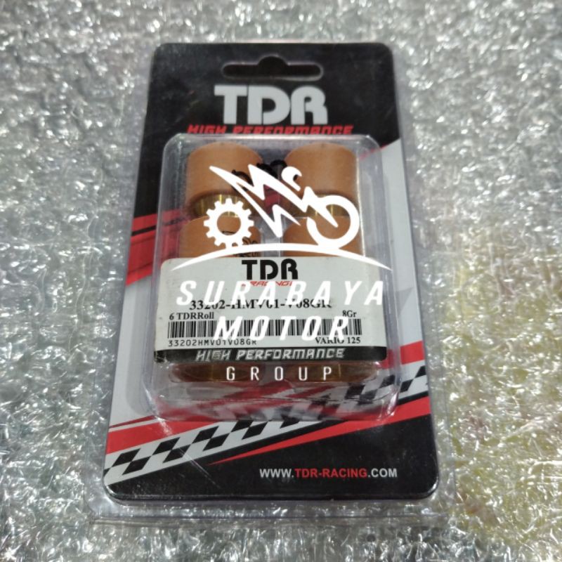 ROLLER RACING TDR VARIO 125 150 7GR 8GR 9GR 10GR 11GR 12GR 13GR 14GR