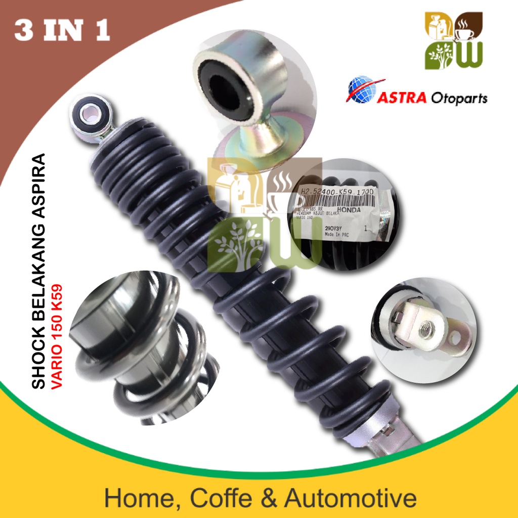 Aspira Shockbreaker Vario 125 150 ESP 340mm Shock Belakang Monoshock