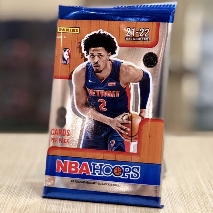 Bola Basket 2021/22 Panini Hoops Basketball Hobby Pack (8 Kartu Per Pack)