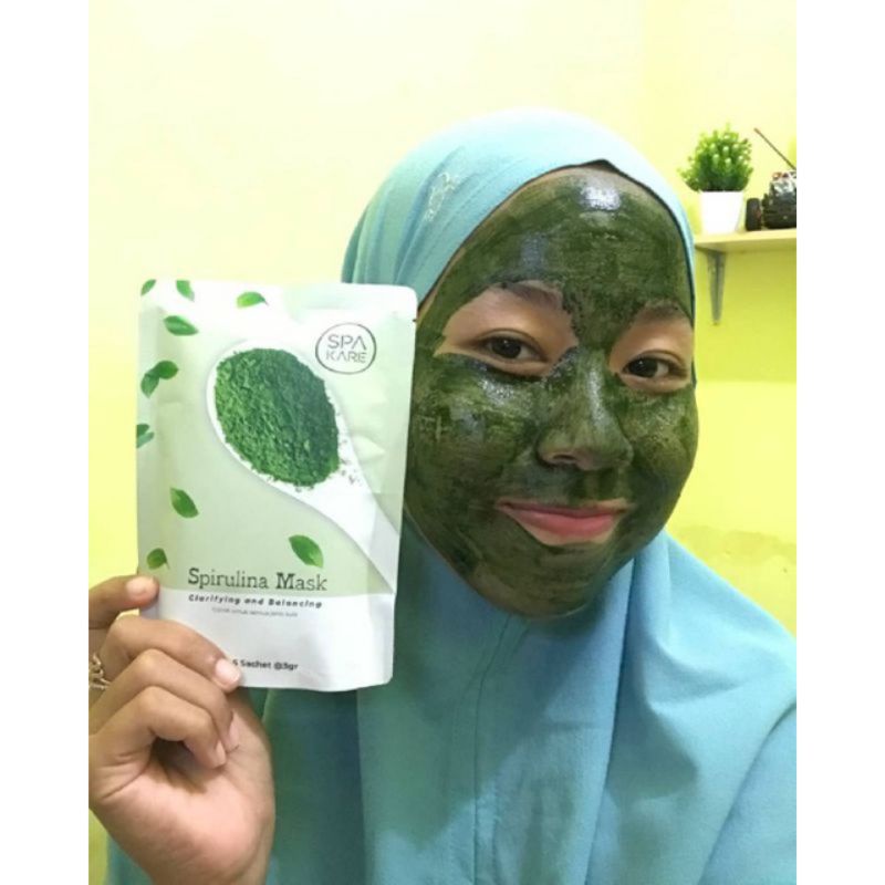 Spakare Spirulina Mask - New Product - Masker Spirulina Terbaru  - Premium