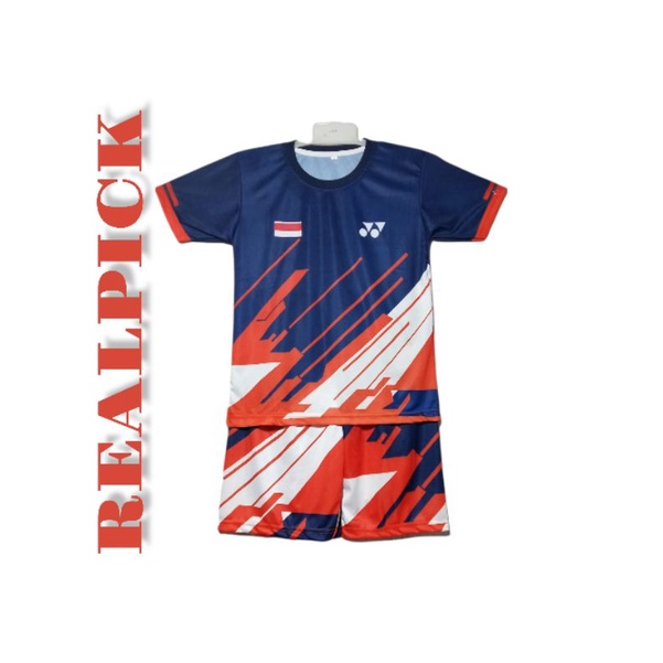 SETELAN BAJU  BADMINTON ANAK/BAJU BADMINTON ANAK/BAJU JERSEY VOLY ANAK