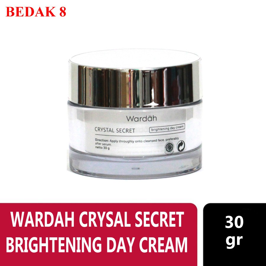 Wardah White Secret Day Cream 30 g/ Wardah Crystal Secret Brightening Day Cream