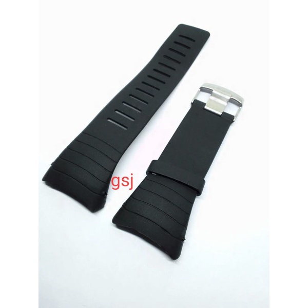 STRAP TALI JAM TANGAN RUBBER SUUNTO CORE HITAM